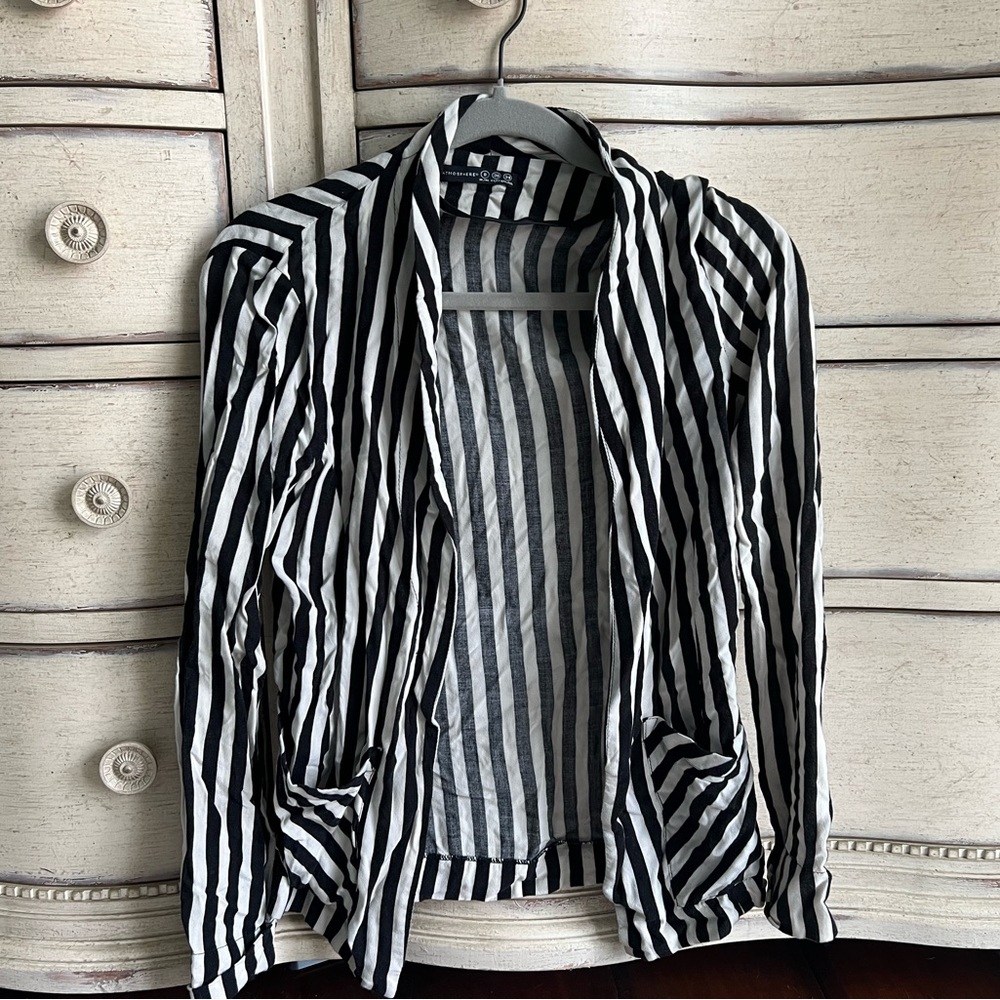 Atmosphere Long Sleeve Striped Top